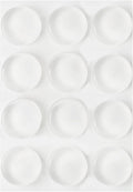 Türgriff-Schutzpuffer – selbstklebend, mit Schubladen, 12 Stück, 2cm